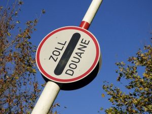 Geöffnete Zollgrenze