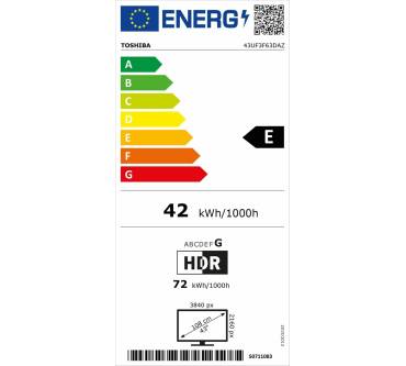 Produktbild Toshiba 43UF3F63DAZ